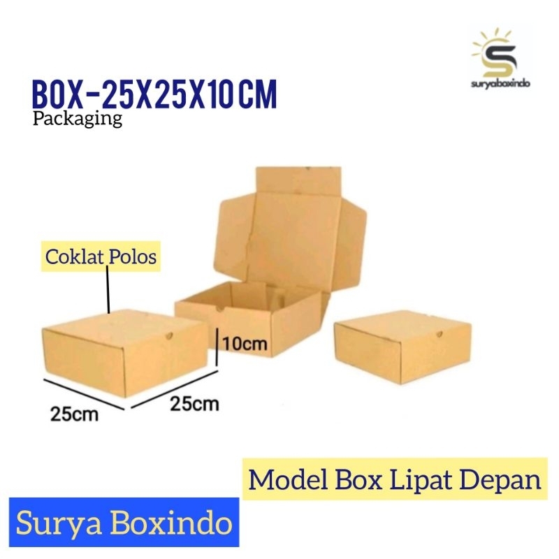 

Box 25x25x10 cm/Kardus/Box/Hampers/Paking/tinggi10/gift