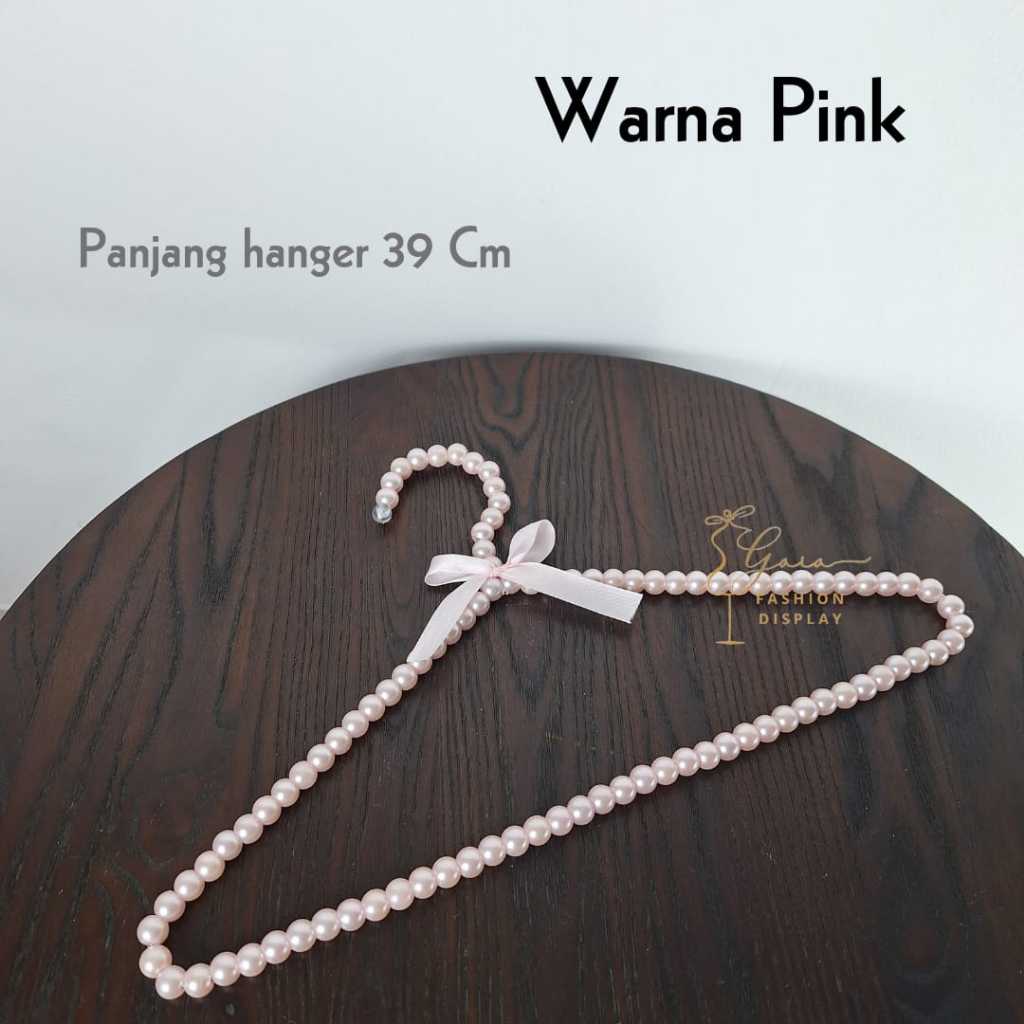 Hanger Mutiara Gantungan Baju Monte Mute Premium Hanger Korea Hanger Unik Hanger Butik Boutique (BH)