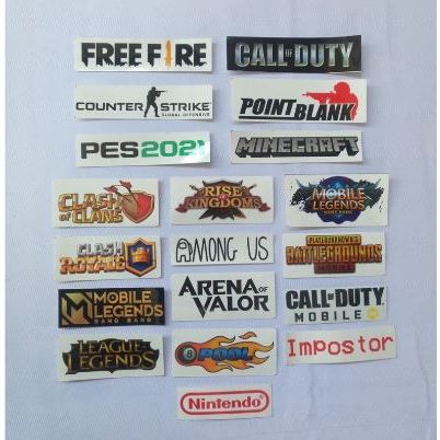 

Stiker Game - Pack 19 Stiker - Stiker HP / Free Fire / PUBG / Mobile Legend MURAH