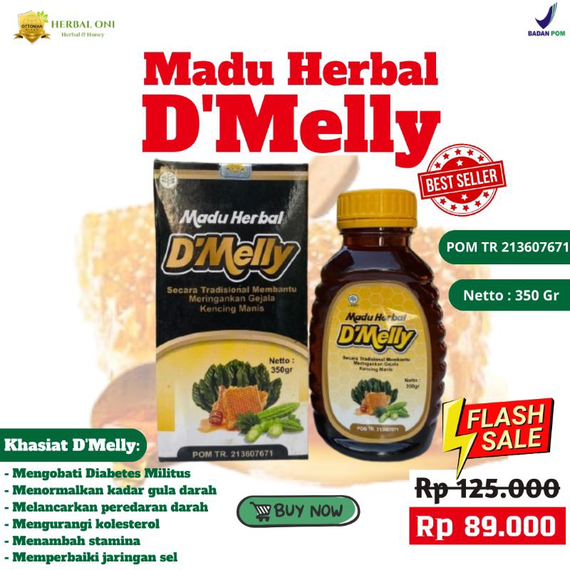 Madu D'Melly Obat Gula Darah Tinggi Herbal Obat Diabetes Herbal Jamu Diabet Diabetes SOLUSI PENGOBAT