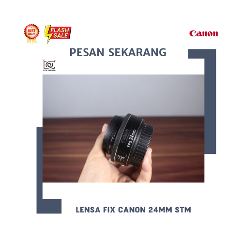LENSA FIX CANON 24MM STM  F2.8