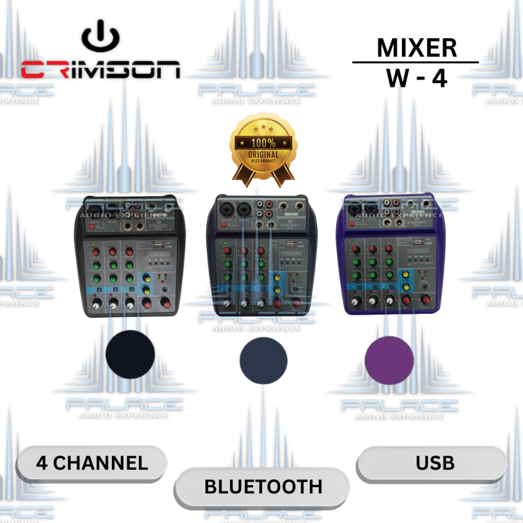 Mixer 4 Channel - Crimson W 4