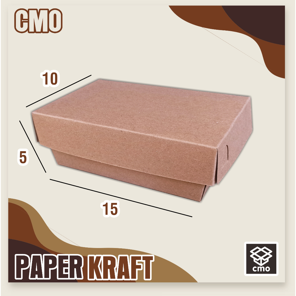 

Kemasan paper lunch box 15x10x5 cm | KUE | NASI BOX | Box PaperLunch | laminasi Bagian dalam | box food | Craft eco | Box Makanan | Box snack
