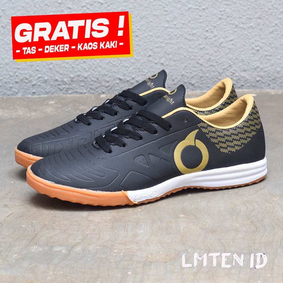 Sepatu Futsal Ortus BBS Marvelous Grade Ori - White Black