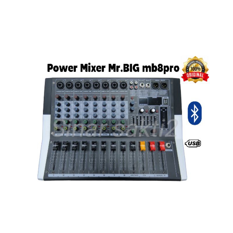 Power mixer Mr.BIG mb8pro