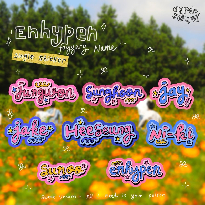 

EnhyipeN Fayyery Name Single Sticker