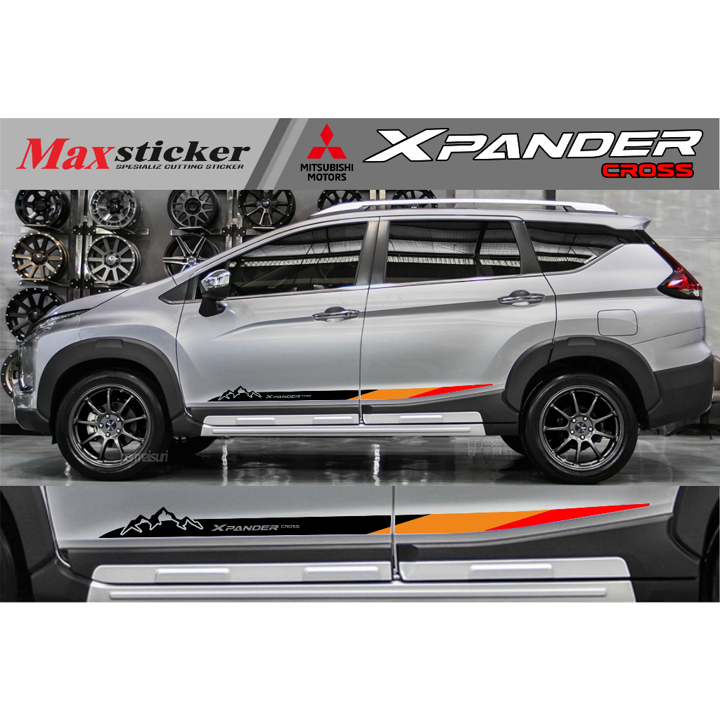Sticker mobil Mitsubishi XPANDER CROSS Simple STICKER AKSESORIS XPANDER CROSS