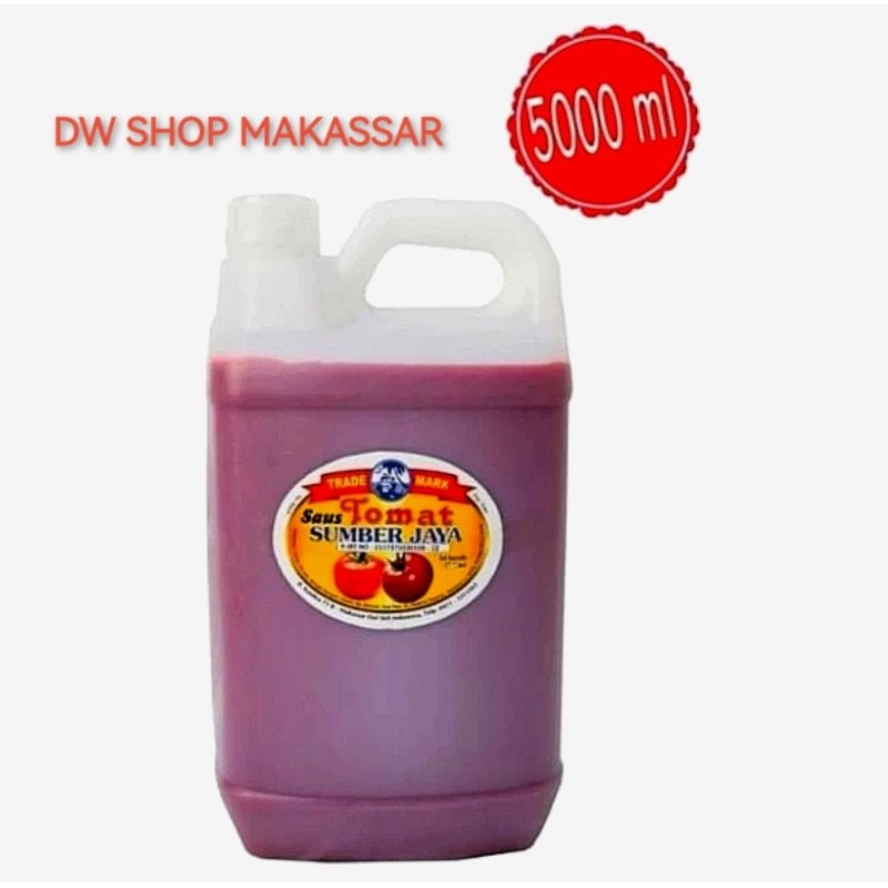 

Saos Tomat sumber Jaya 5 Liter