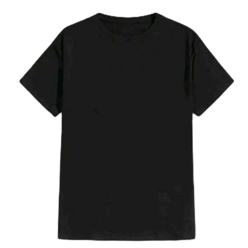 KAOS POLOS HITAM COMBED 24S