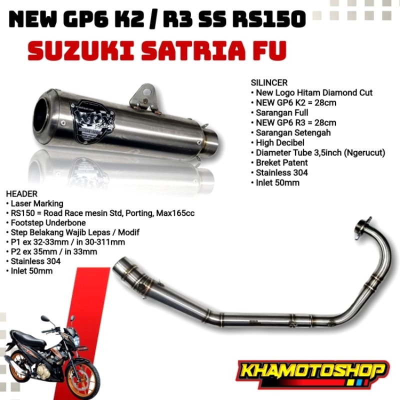 WRX NEW GP6 K2 / R3 SS RS150 SATRIA FU