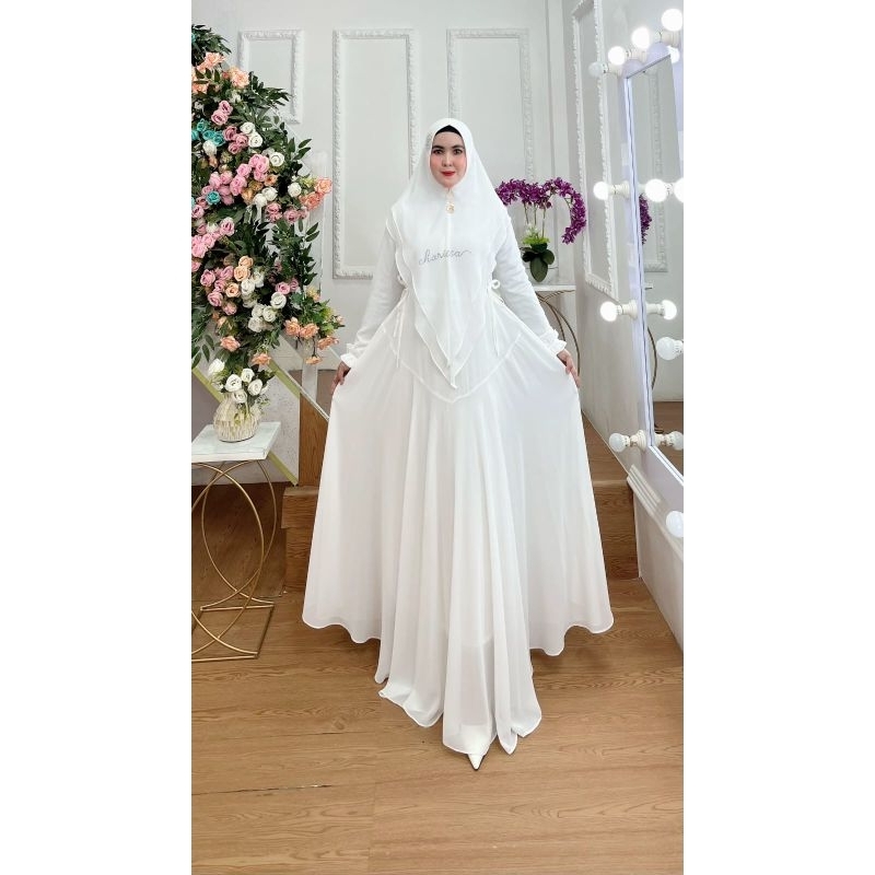 Annisa Series Gamis Syari Ceruty Babydoll Premium