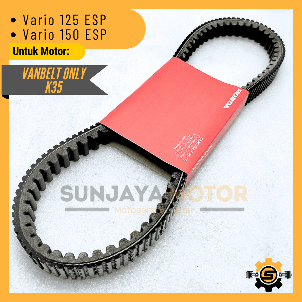 Vanbelt Only K35 Sabuk Belt CVT Kualitas Original Honda Vario 125 ESP Vario 150 LED VBelt Fanbelt Pa