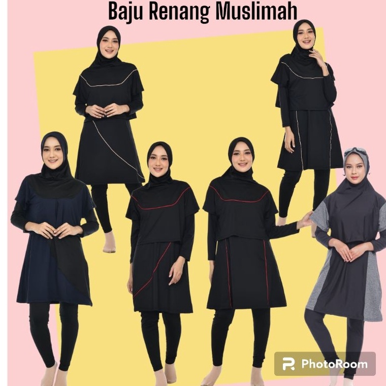 Tidak Diragukan Baju Renang Muslimah Dewasa jumbo Baju Renang jumbo syari baju renang perempuan baju renang wanita big size renang hijab bolero