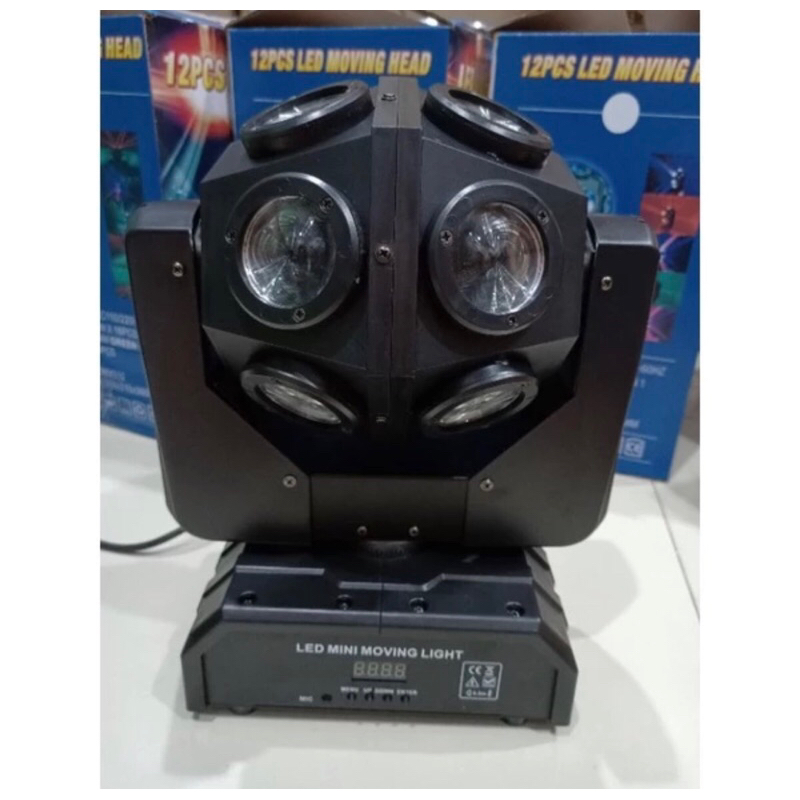 Moving head ball 12x10 watt 4in1 full color 12 led moving head