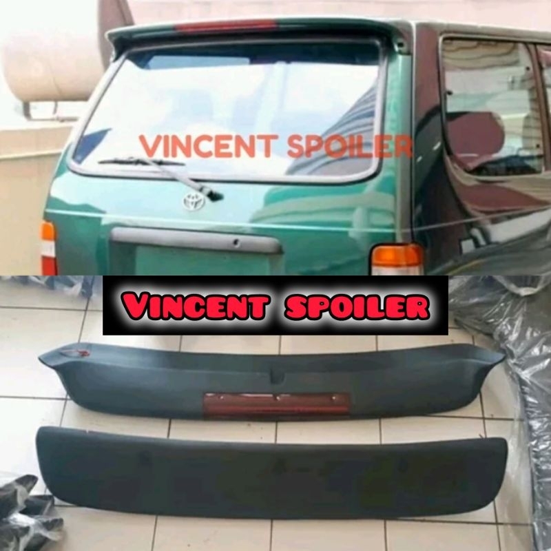 Spoiler kijang kapsul Efi LGX LSX LX SGX SSX SX Krista 97 1997 1998 1999 2000 2001 2002 Epoxy | fibe