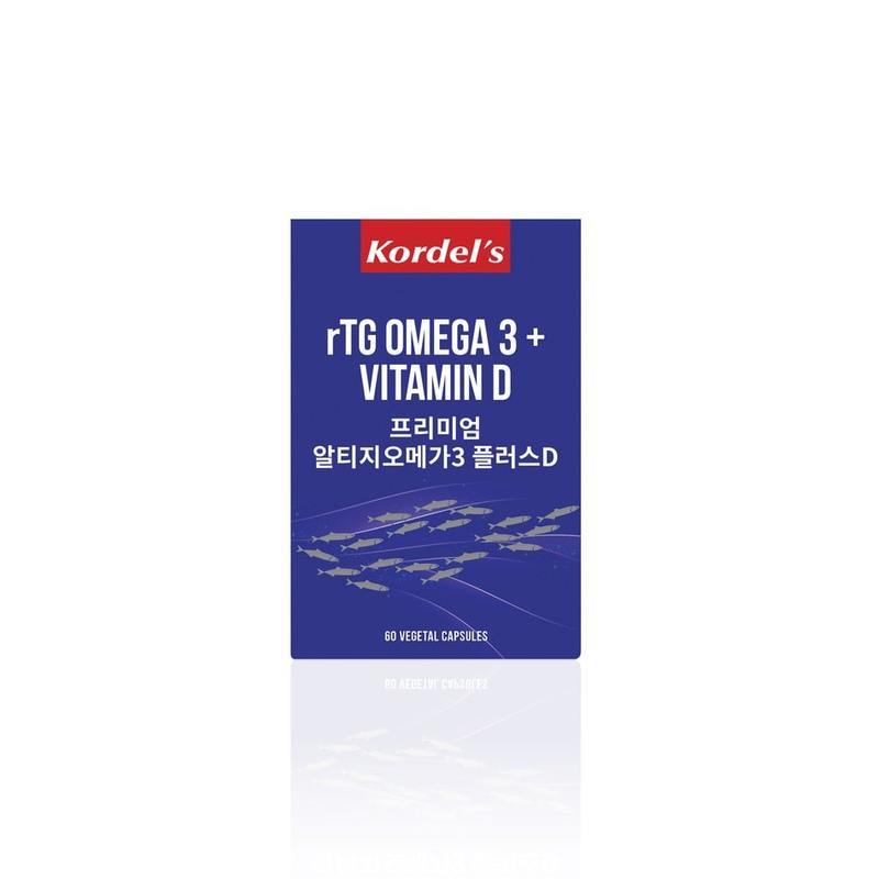 KORDELS Kordel's rTG Omega 3 + Vitamin D, 60 capsules