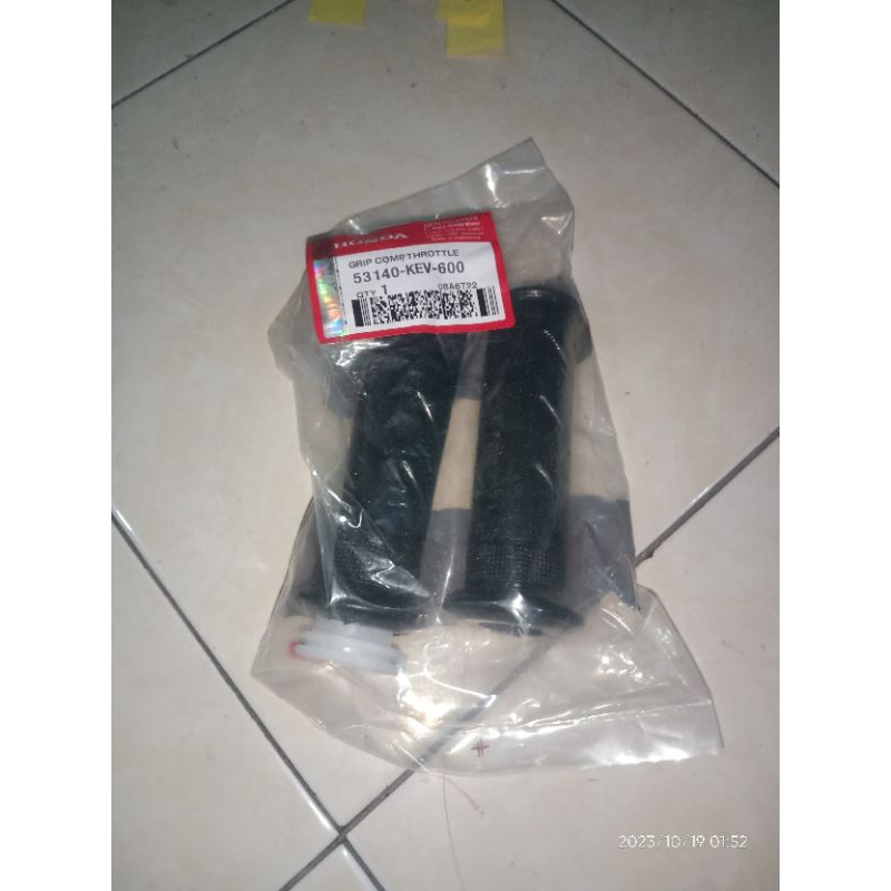 handgrip satu set pipa gas Supra x fit old lama original AHM Honda