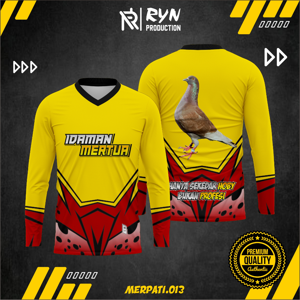 Jersey Merpati Balap / Jersey Merpati Kolong / Jersey Merpati Printing / Jersey Merpati Custom