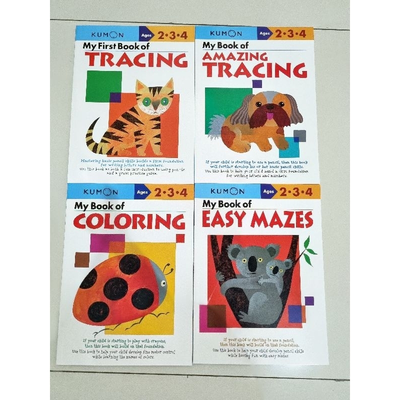 KUMON WORKBOOK AGE 2-3-4