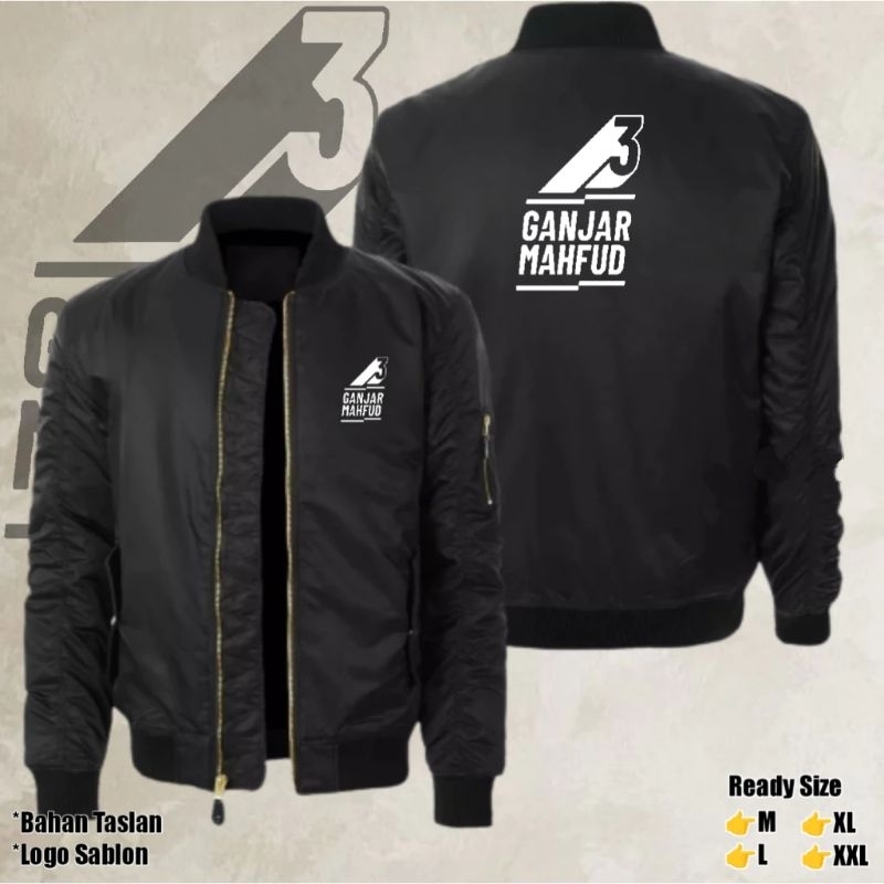 JAKET BOMBER GANJAR MAHFUD