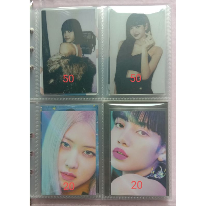 photocard blackpink the album