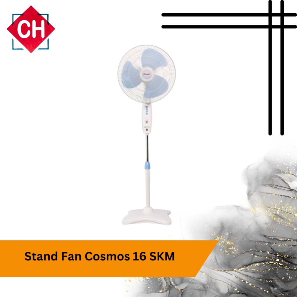 Stand Fan Cosmos 16 SKM/Kipas Angin Cosmos 16 SKM/Electric Fan