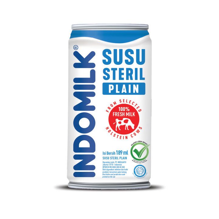 

INDOMILK SUSU STERIL PLAIN CAN 189 ML | Indomilk Susu Steril Plain Can 189 ml