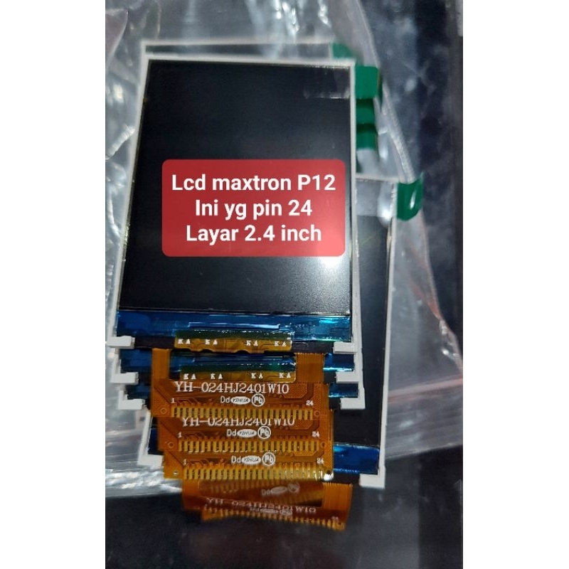 lcd maxtron p12 kaki 24 pin 24 senter 1