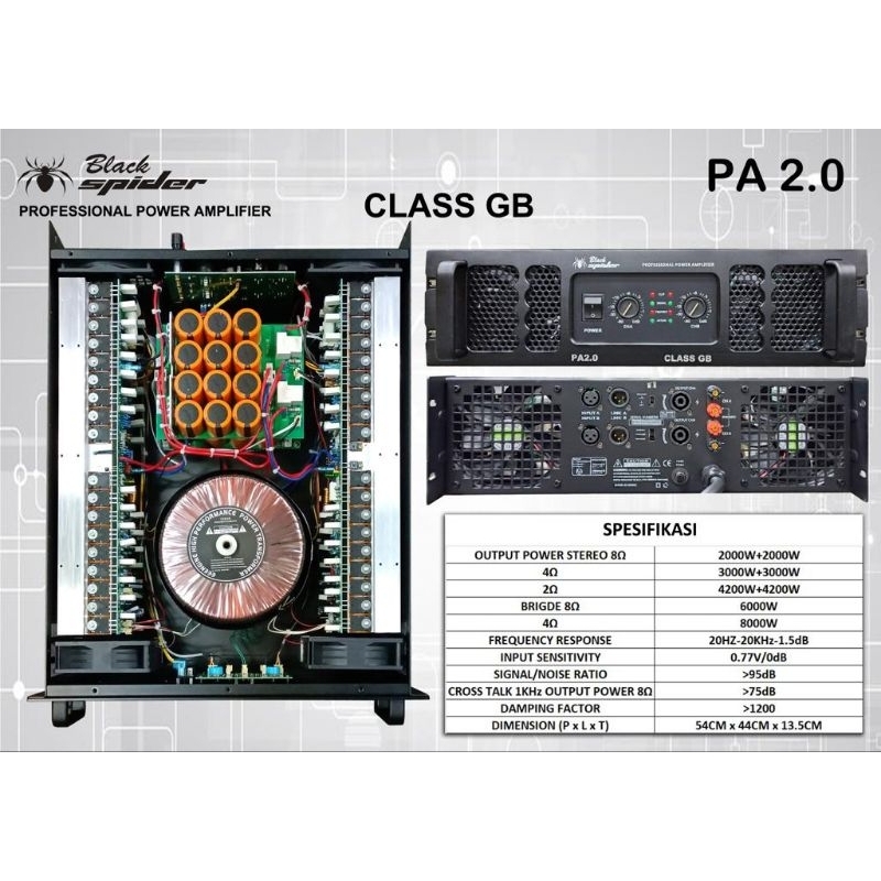 POWER GB BLACKSPIDER 2.0 POWER BUILD UP ORIGINAL BUKAN ASHLEY FEST POWER SUBWOOFER