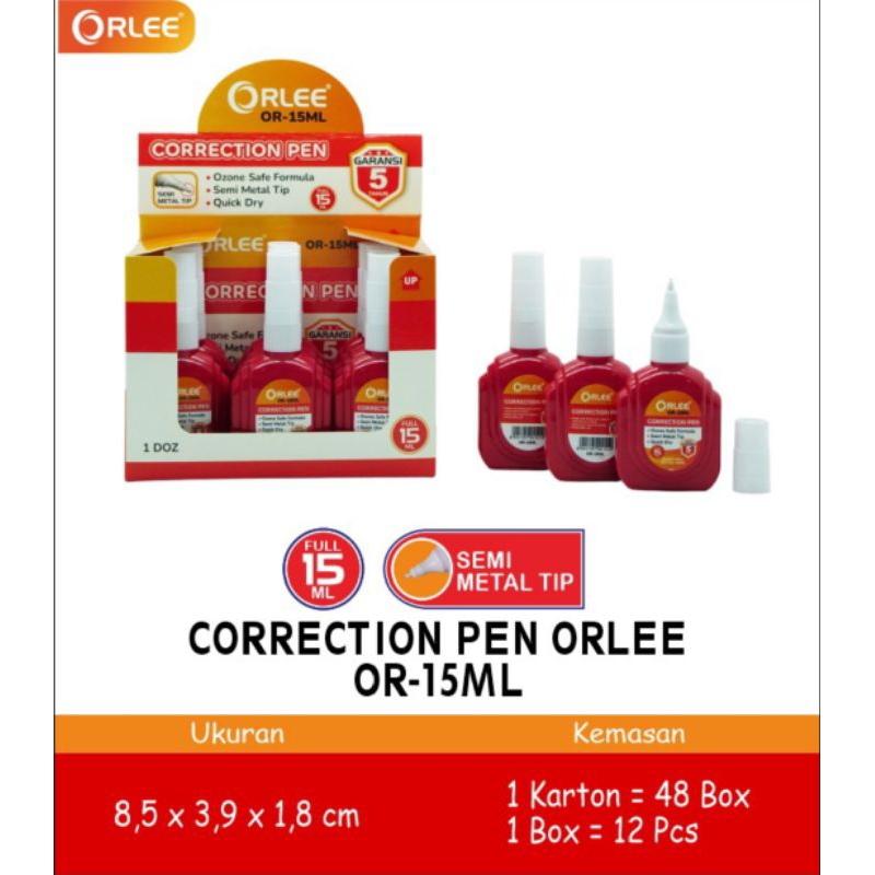 

Tip x Cair / correction pen Orlee (1pcs)