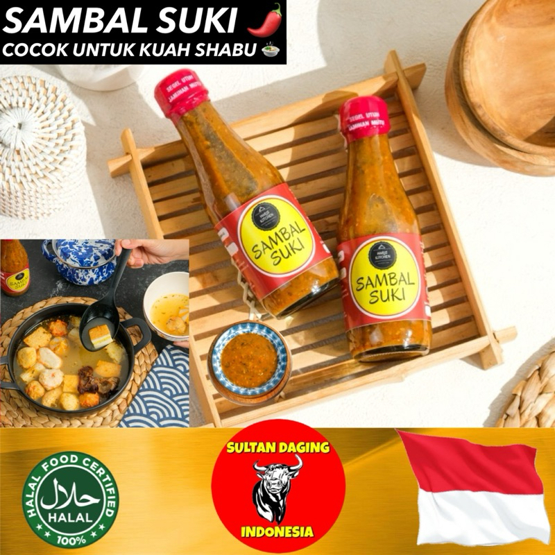 

SAUS SAMBAL SUKI 200 GRAM/ SAUS COCOLAN SHABU/ SAMBAL STEAMBOAT SUKI/ SAUS PEDAS STEAMBOAT/ SAUS PEDAS SHABU SHABU/ SAMBEL KACANG/ SUKI SAUCE PEDAS