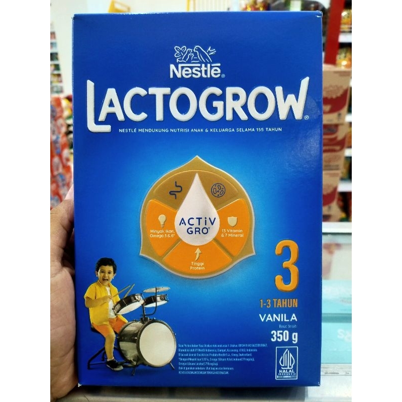 LACTOGROW 3 ORI/MADU/VANILA 350gr