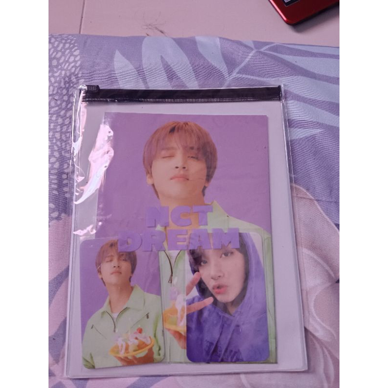 Haechan photopack sg21 hoodie ungu