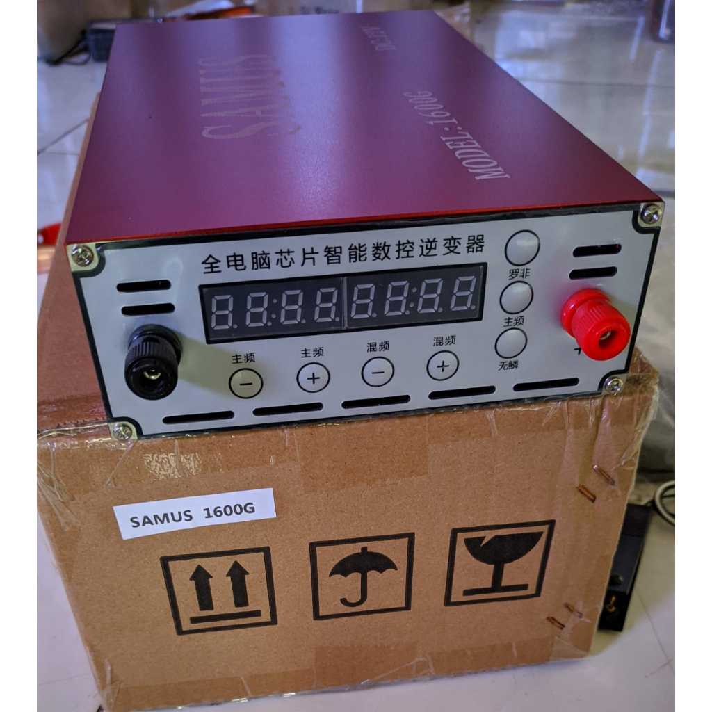 Samus transformator Inverter tabung besar impor konverter daya tinggi, 1600G 5000W 12V CNC