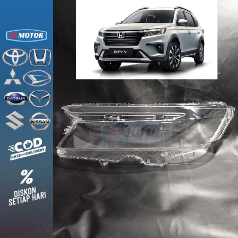 mika lampu depan honda BRV 2023 2022 original / mika kaca headlamp brv new terbaru original
