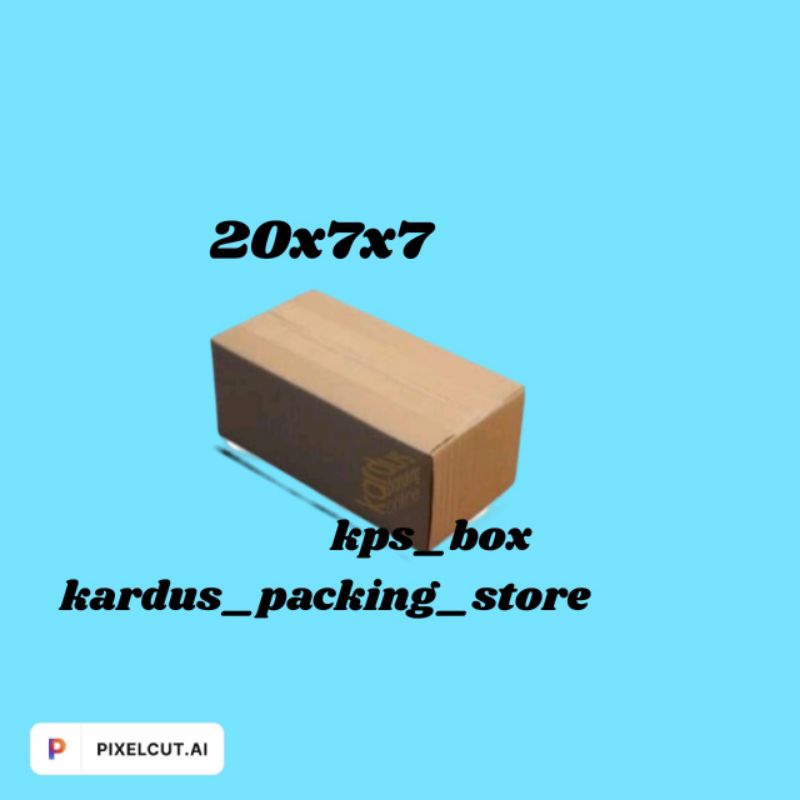 

kardus box 20x7x7