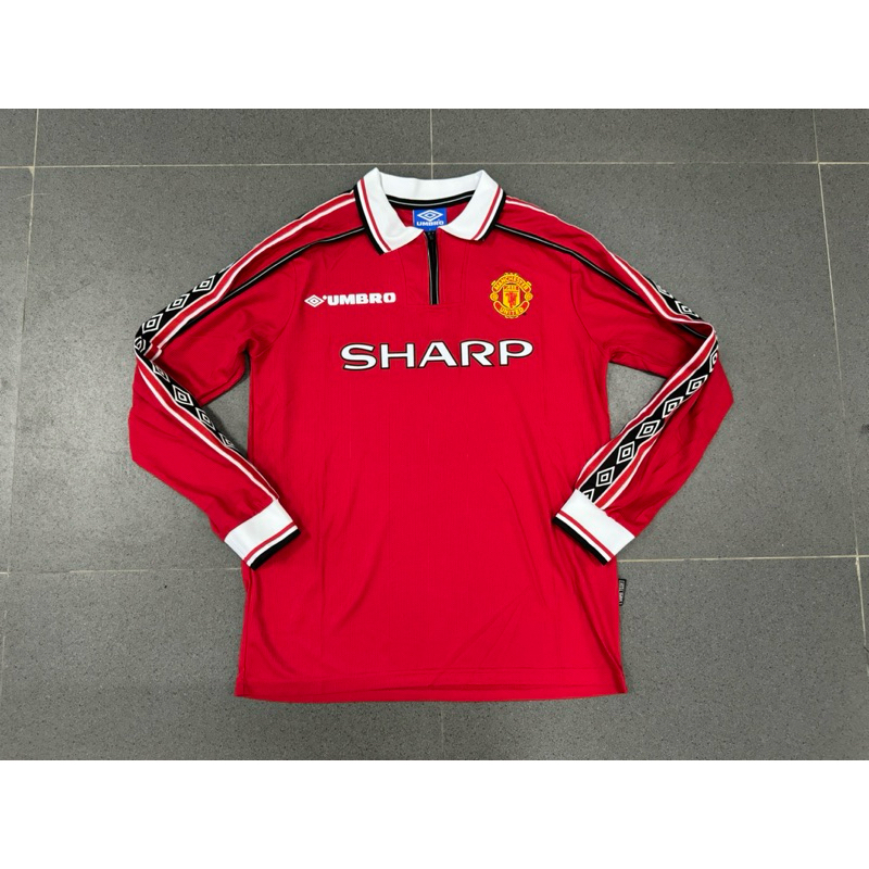 (LONG SLEEVE) JERSEY RETRO MU HOME 1999 TREBLE WINNER IMPORT