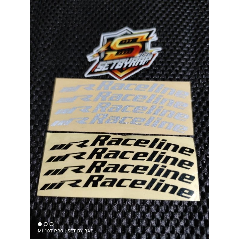 sticker velg raceline kutting bahan reflektif by setbyrap