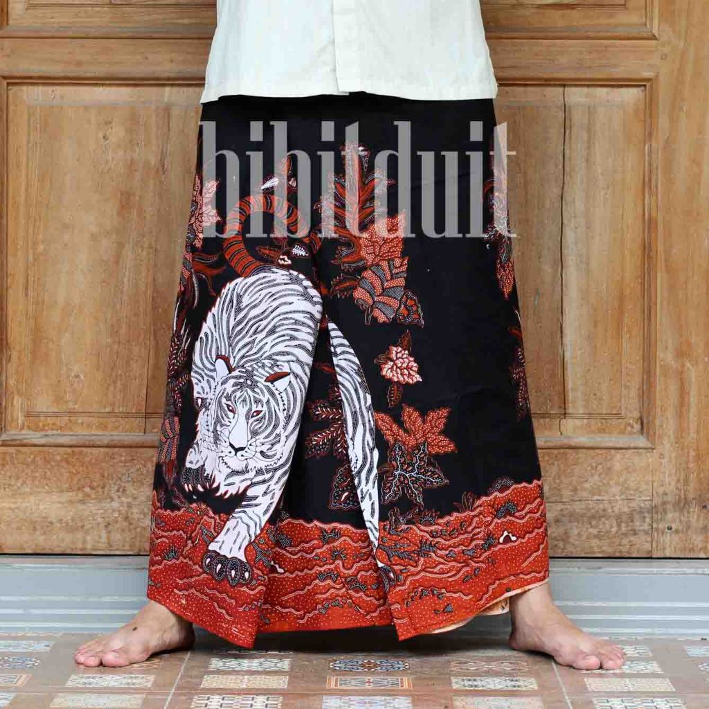 Sarung dewasa motif macan