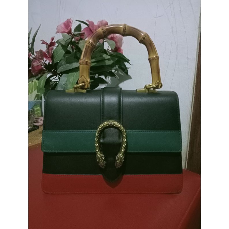 tas Gucci bamboo