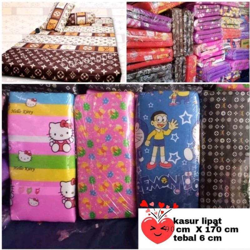 KASUR BUSA LIPAT/ KASUR LIPAT BUSA DAKRON TEBAL 5CM