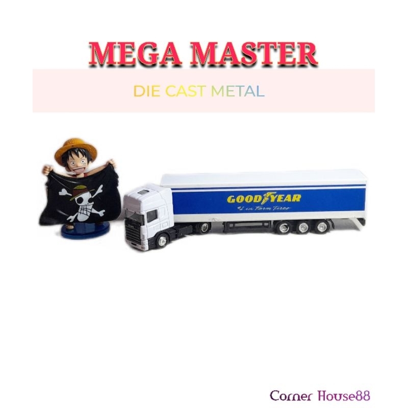 COLLECTOR DIE CAST MEGA MASTER SCANIA Goodwrench | DIE CAST TRUCK TRONTON | REJECT SALE 