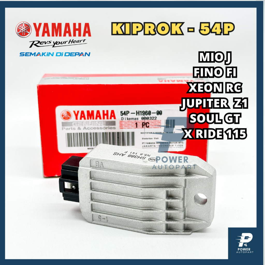 KIPROK REGULATOR YAMAHA 54P MIO J , X RIDE 115 , XEON RC , JUPITER Z1 , SOUL GT , FINO FI KUALITAS T