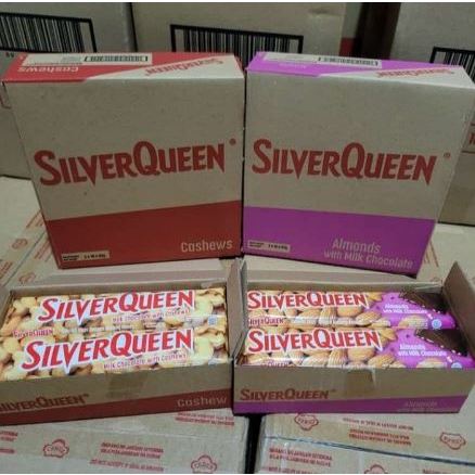 

PROMO Silverqueen Mede/Almond 55 gram 1 box (isi 10 pcs)