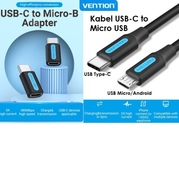 Vention USB Type C to USB Micro OTG USB Micro USB C Charger Transfer