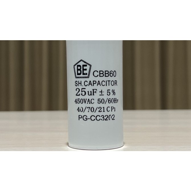 KAPASITOR CAPACITOR CBB60 25UF 450V 25 UF 450 VOLT