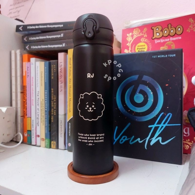 PRE ORDER Tumbler BTS BT21 Quotes Member