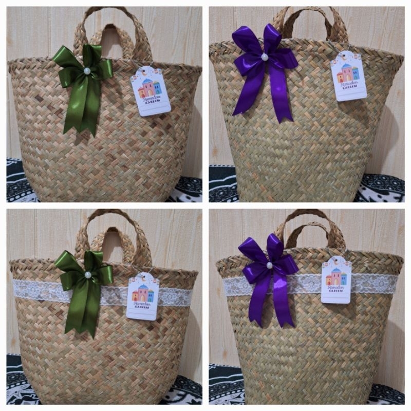 

TAS HAMPERS CANTIK RAMADHAN DAN LEBARAN (Include pita, kartu ucapan, renda)