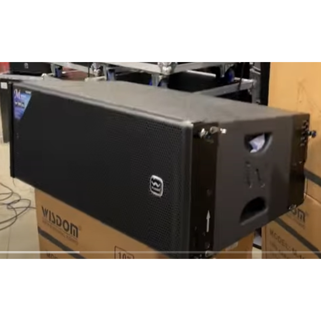 (JUAL 1 BUAH) Speaker Line Array Wisdom M10 / M-10 Pasif 10 inch Dobel