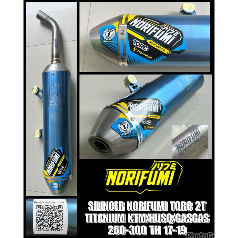 SILINCER NORIFUMI ORIGINAL TORC TITANIUM 2 STROKE KTM HUSQVARNA GASGAS